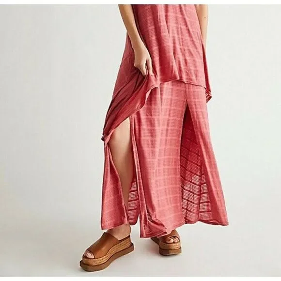 NWT FREE PEOPLE  FP BEACH CHRISSY MAXI DRESS IN ROSETTE - Picture 3 of 5